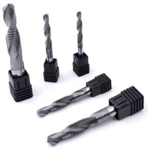 Solid Carbide Spiral Flute Drill-Tap Combo Tool