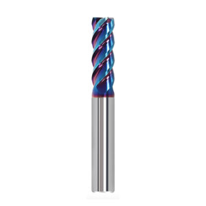 TiAlSiN Nano Coated 4-Flute End Mills | Hard Milling up to HRC 65